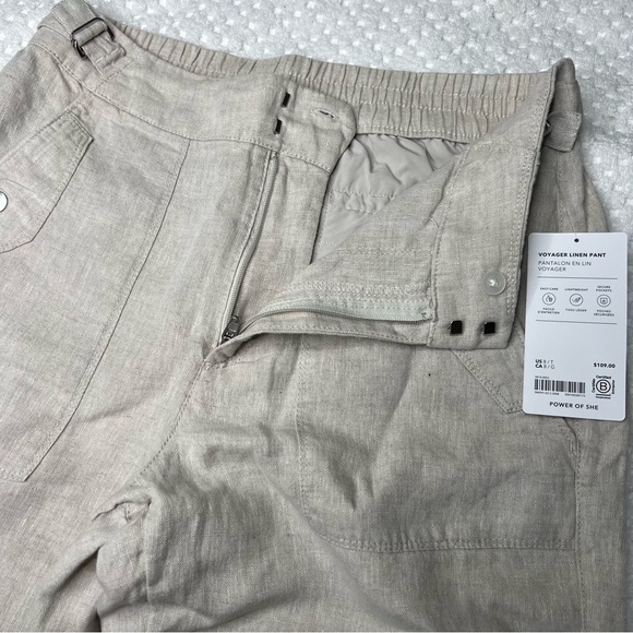 NWT. ATHLETA WOMEN’S VOYAGER LINEN PANT - Picture 10 of 12